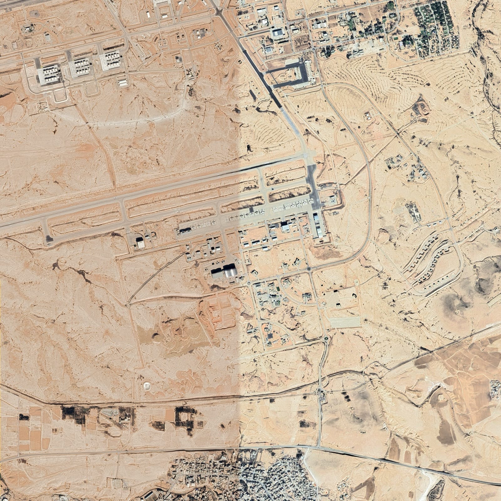 Reference satellite map